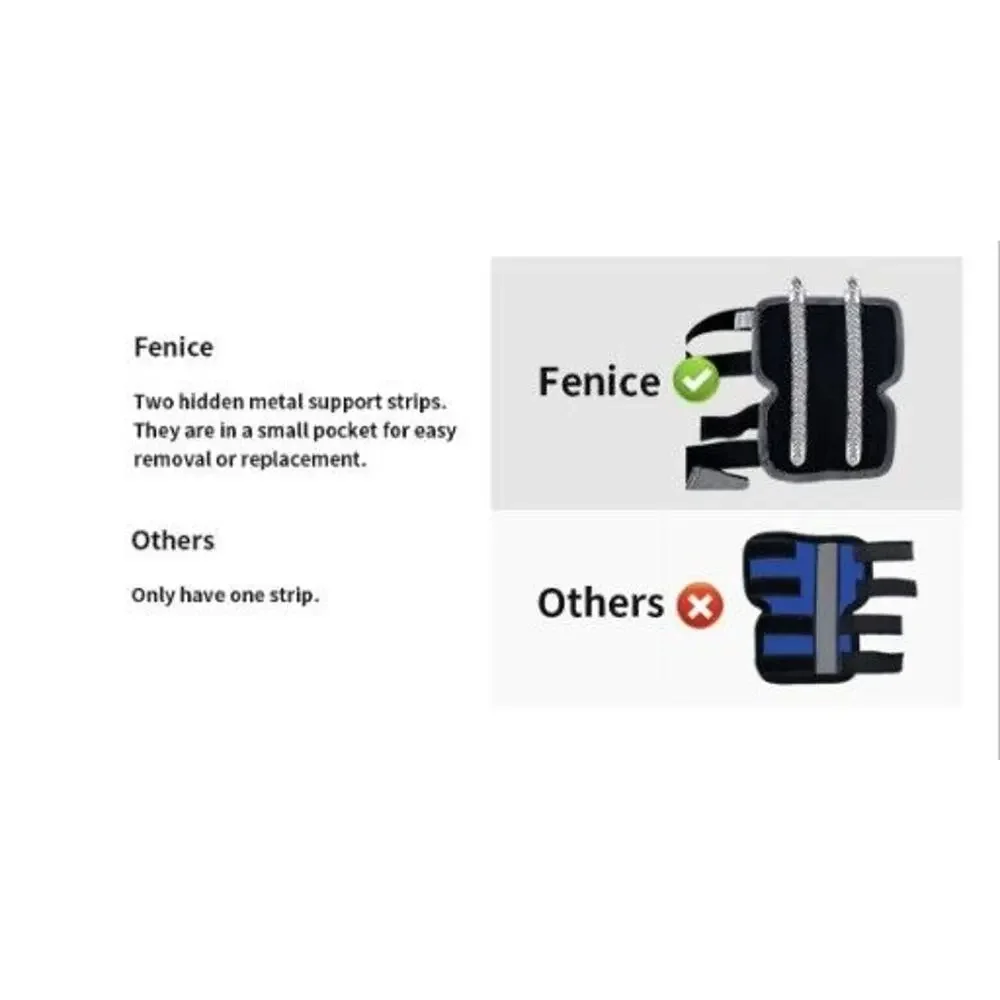 Dog Rear Leg Knee Braces - Pair - Hock Joint Wrap Support Injuries Size Medium